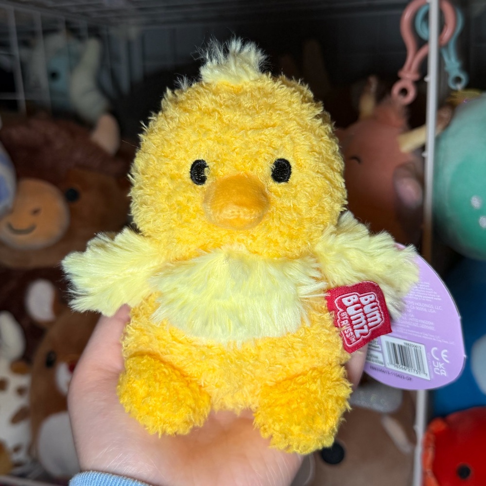 Bumbumz SpringBumz 5” Cammie the Yellow Duck Stuffed Soft Bean Plush